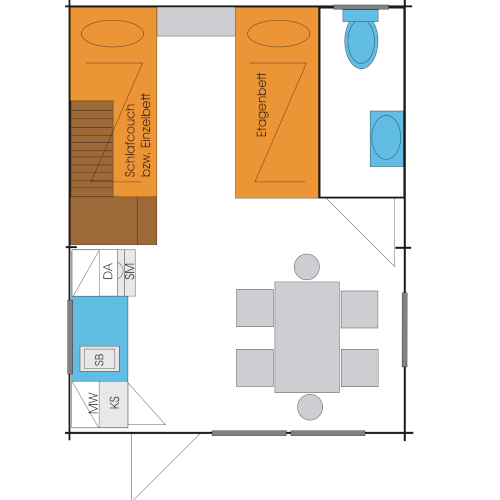 View of the ground floor