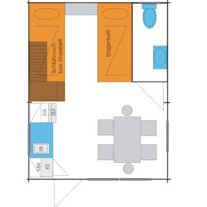 View of the ground floor